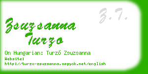 zsuzsanna turzo business card